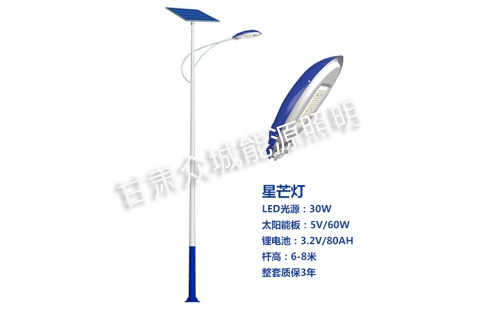 工布江达太阳能路灯核心技术参数解读